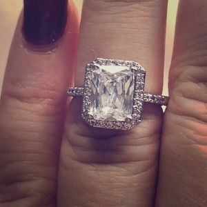 3 ct radiant solitaire